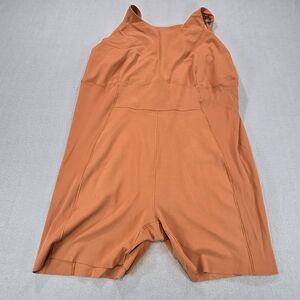 Nike Dri-FIT Rust Orange Athletic Bodysuit Romper 3X Strappy Back One Piece